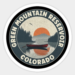 Green Mountain Reservoir Colorado Sunset Sticker